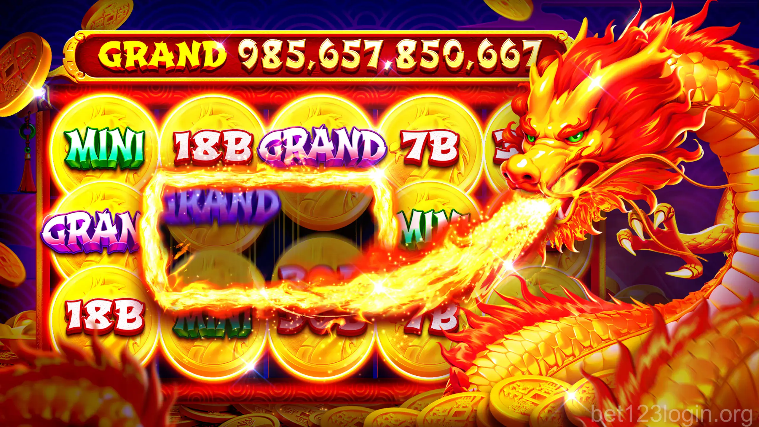 Interface do cassino virtual bet123